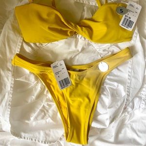 Forever21 Yellow Bikini